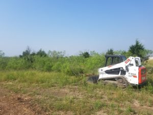 image of bobcat land clearing, demolition and excavation services in Austin, Texas by R&M Land clearing, demolition, and excavations