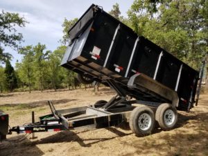 image of dump trailer, land clearing, demolition and excavation services in Austin, Texas by R&M Land clearing, demolition, and excavations