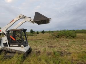 image of residential bobcat services land clearing, demolition and excavation services in Austin, Texas by R&M Land clearing, demolition, and excavations