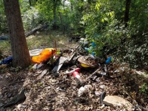 image of trash and junk removal, land clearing, demolition and excavation services in Austin, Texas by R&M Land clearing, demolition, and excavations